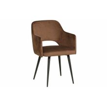 Олмеко Стул Берта черный тенерифе шоколад