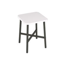 Слайн Табурет Калифорния Кросс белый