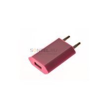 СЗУ с USB для iPhone (A1388) розовый в тех. упаковке 00022818