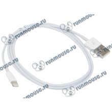 Кабель Gembird "cc-usb-ap2mwp" для Apple, Lightning, белый (1.0м) (ret) [130017]