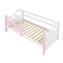 Кровать  800х1600 Белый розовый