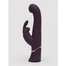 Фиолетовый вибратор-кролик Greedy Girl G-Spot Stroker Rabbit Vibrator - 24,1 см. (225158)