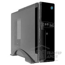 Crown Корпус Desktop CMC-1907 1 black ITX БП CM-PS300W, Micro ATX,Mini-ITX, отсеки 5,25 1, 3,5 1; 3,5 2,5 1; 2 USB 2.0; картридер; встроенный кулер 80мм; размер 420 100 300мм