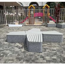 Комплекс бетонных скамеек серии Uniun закрытые