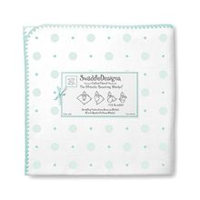 SwaddleDesigns Pastel Big Dot Little Dot морской кристалл