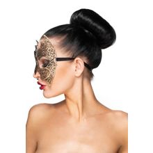 Золотистая карнавальная маска  Алиот (золотистый)