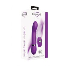 Фиолетовый вибромассажер Kegel G - 20 см. (224692)