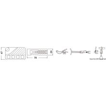 Osculati CLAMCLEATS CL 234, 56.234.00