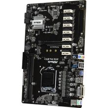 Мат. плата   ASRock H110 PRO BTC+ (RTL) LGA1151   H110   PCI-E DVI GbLAN SATA ATX 2DDR4