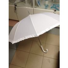 Большой белый зонт для свадебной фотосессии K011904