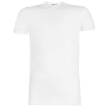Мужская хлопковая футболка с круглым вырезом горловины