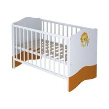 Polini Basic 140х70 см Джунгли бело-оранжевая
