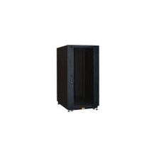 NT BUSINESS   MGLASS 22-610 B Шкаф 19 напольный, чёрный 22U 600*1000, дверь стекло-металл (3ч)