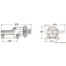 Osculati Whale Gulper pump 220 12 V, 16.155.20