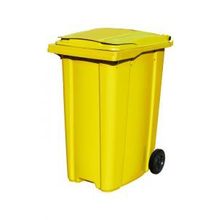 Бак мусорный пластиковый MGB 360 желтый