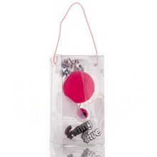 Sexus Funny Five Розовый виброшарик с выносным пультом-кнопкой