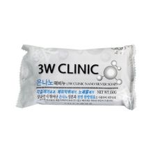 Мыло для лица и тела очищающее c наносеребром 3W Clinic Dirt Soap Silver Nano 150г