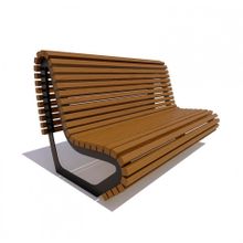 Скамейка парковая «ЛОНДОН» (1,5м (60 кг.))