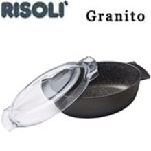 Risoli Кастрюля с каменным покрытием Granito овальная 4 литра