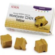 XEROX 108R00662 твердые чернила  WorkCentre C2424 (жёлтые 3 шт., 3400 стр)