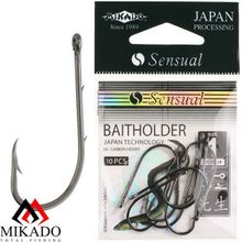 Крючки Mikado SENSUAL - BAITHOLDER № 4 0 BN (с ушком) ( 10 шт.)