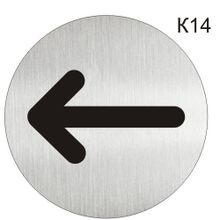 Информационная табличка «Стрелка указатель направление движения» пиктограмма K14