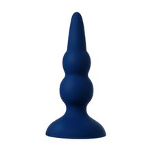 ToyFa Синяя анальная вибровтулка OPlay Prime - 12 см. (синий)