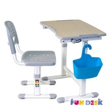 FunDesk Парта и стул Piccolino II Grey