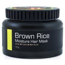 Маска для волос Brown Rice Moisture, 520 мл, увляжняющая