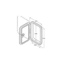 Can-Sb Люк инспекционный сервисный Can-Sb SP2438 180° 375 x 375 мм