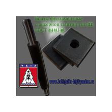 М56x1600. Болт фундаментный с анкерной плитой тип 2.2 сталь 35 ГОСТ 24379. 1-80.