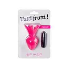 Анальная пробка-ягодка Tutti Frutti - 8,5 см.