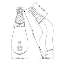 Розовый вибратор Candice с вращением - 12,7 см. (166240)