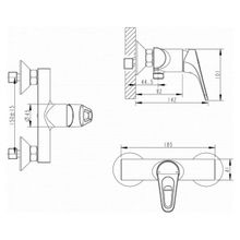 Смеситель для душа Bravat Drop-D F948162C-01