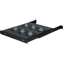 Вентиляторная полка tlk, 19", 1u, 6 вентиляторов, Г520мм, без шнура питания, черная (tlk-vp6-bk)