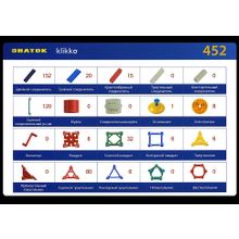 Конструктор ЗНАТОК 70178 Klikko 452 детали