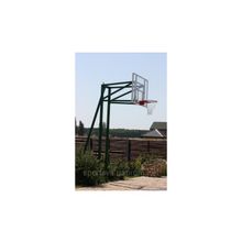 Стойка баскетбольная стационарная (уличная, три опоры), вынос стрелы 125 см