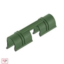 PALISAD Универсальные зажимы для крепления к каркасу парника D 12 мм, 20 шт в упаковке, зеленые Palisad