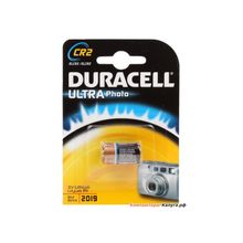 Батарейки DURACELL  CR2 ULTRA (10 50 6000)  Блистер  1 шт