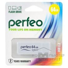 Perfeo USB Drive 64GB R01 White PF-R01W064