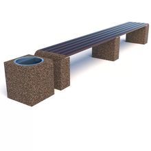 Комплект Евро 1 Лайн и Квадро урна