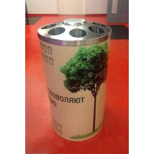 Урна для сбора стаканчиков (нержавеющая сталь)