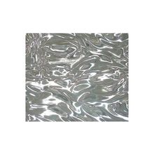Потолочная плита Армстронг 3D ,цвет серебро , рисунок волна