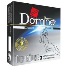 Domino Супертонкие презервативы Domino  Тончайшие  - 3 шт.