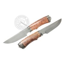 Нож "Золотоискатель" (сталь S390) А. Жбанов, рукоять- стабилизированная карелка