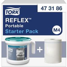 Tork Reflex Performance M4 278 мм*236 мм белый, бирюзовый