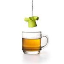 Qualy Заварочная емкость для чая Tea Shirt зеленая арт. QL10099-GN