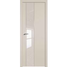  Двери ProfilDoors Модель 105E Цвет Санд Стекло Lacobel Перламутровый лак