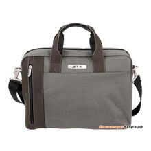 Сумка для ноутбука Jet.A LB15-03 до 15,6 (Серый, качественный нейлон полиэстер, оригинальный дизайн, плечевой ремень в комплекте, SIZE 410*90*310мм)