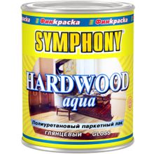 Финкраска Симфония Hardwood Aqua 3 л глянцевый